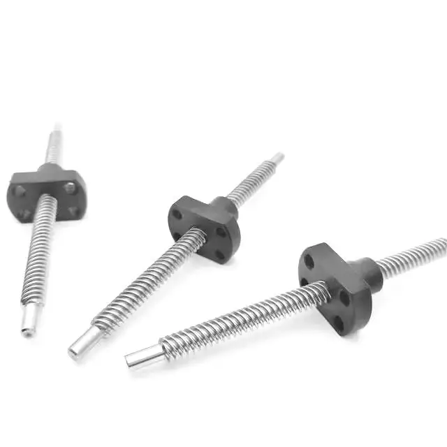 T3.5*2  T3.5*1 Nema 23 Stepper Motor Lead Trapezoidal Left and Right T3.5 Thread Pitch 3.5mm Trapezoid Screw With Flange Nut