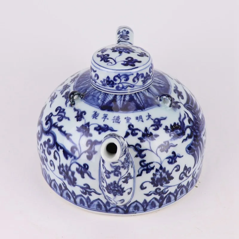 RXAG06景德镇青花瓷凤凰图案陶瓷茶壶水壶| Alibaba.com
