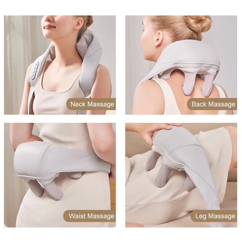Neck and Shoulder Massager Portable Simulated Human Hand Kneading Massager