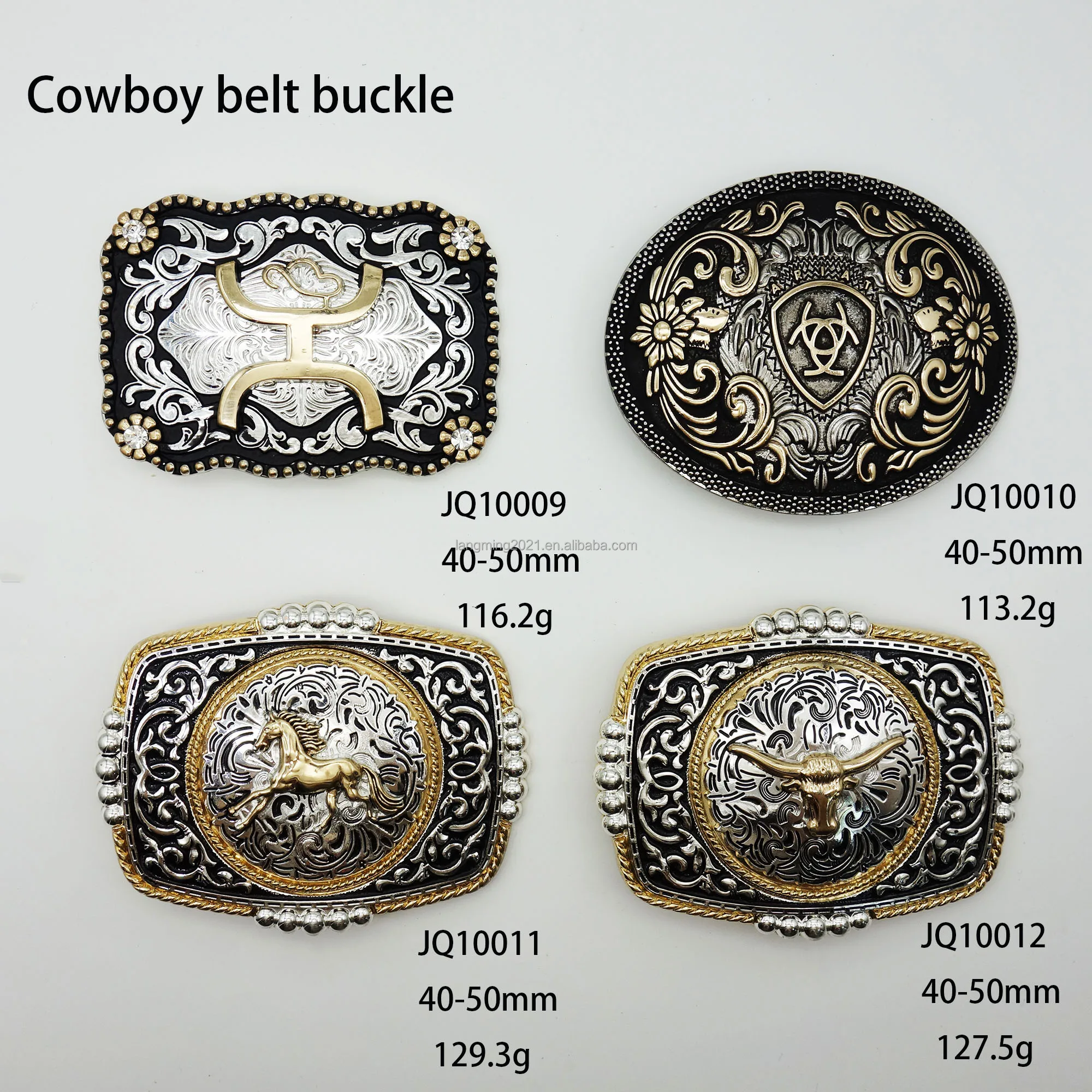 Western Cowboy Belt Buckle Custom Buckle 40mm Wholesale Belt Buckle
