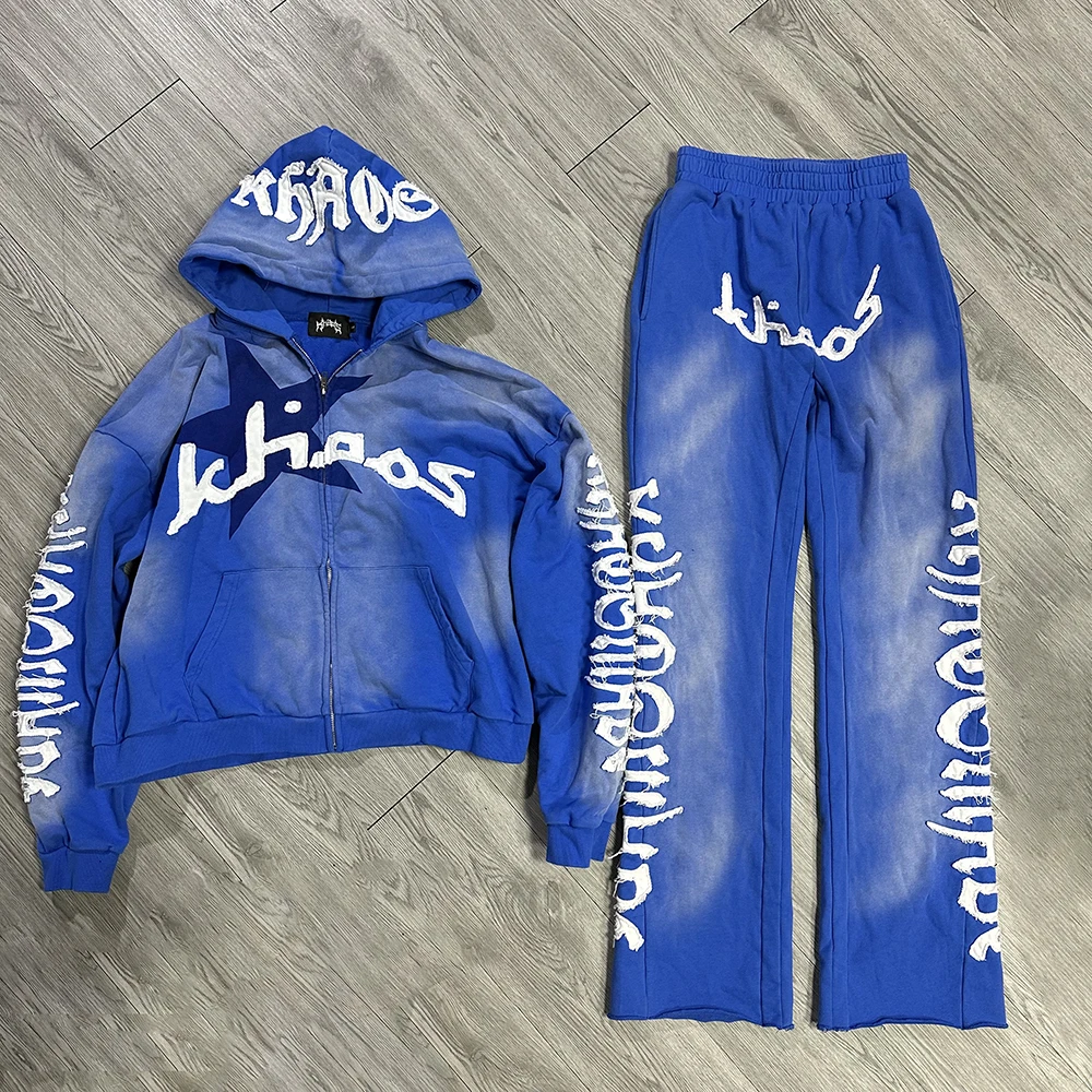 セットアップ（メンズ） Luxury Street Wear washed vintage set up 420g be unisexual Luxury Street Wear washed vintage set up 420g be unisexual