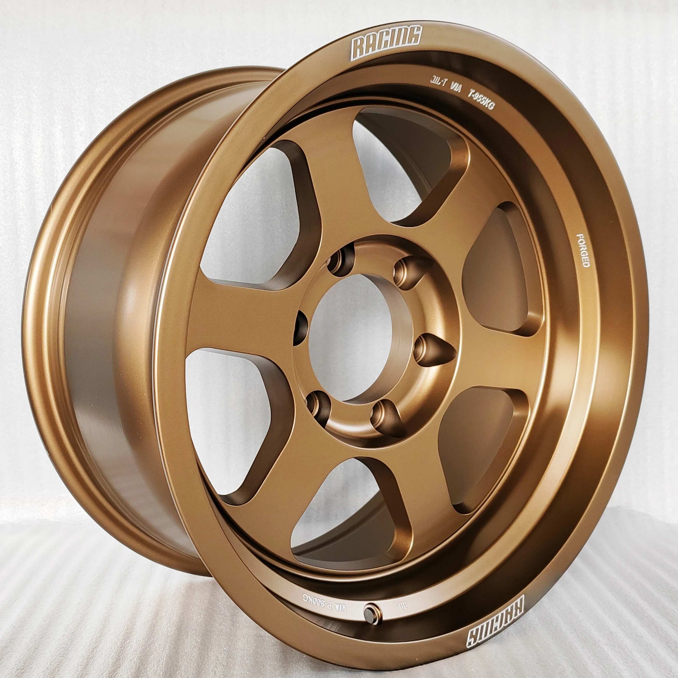 For 4*4 Off Road Alloy Wheels Bronze Rims R17x8.5j PCD6*139.7