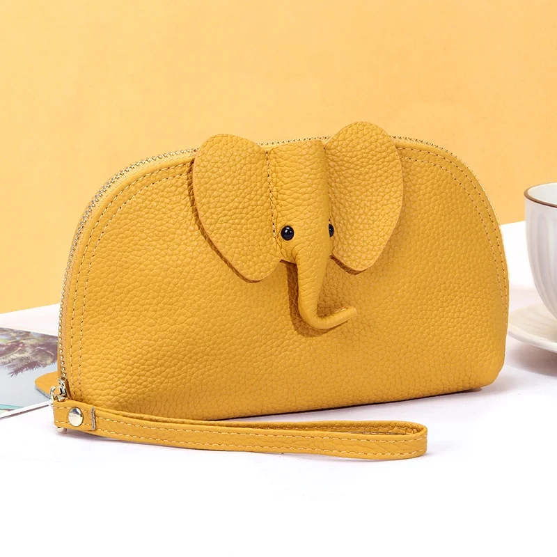 Women Wallet Luxury Ladies Purse Elephant Purse Charm Coin Wallet