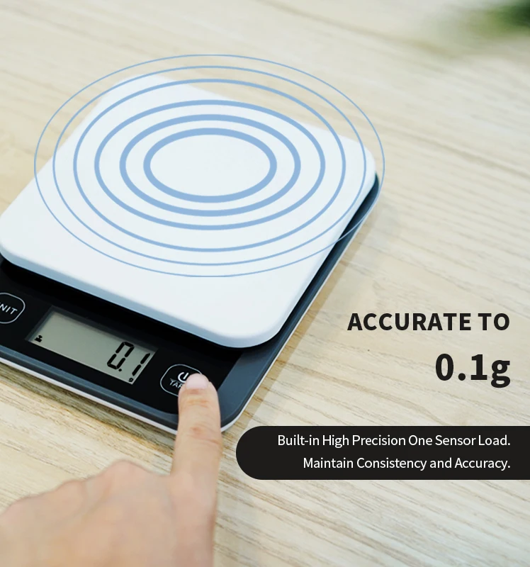 1pc, Kitchen Scale, Food Scale, Kitchen Weighing Scale, Accurate Kitchen  Scale, High-precision 0.1g Household Kitchen Scale, Coffee Electronic Scale