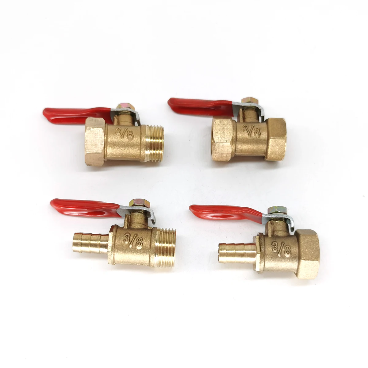 Type Check Handle Brass Valve Ball Clamp Stainless