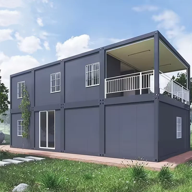 DongJi-Casa de Contêiner Modular Pré-fabricada com Dois Andares Solução de Quarto