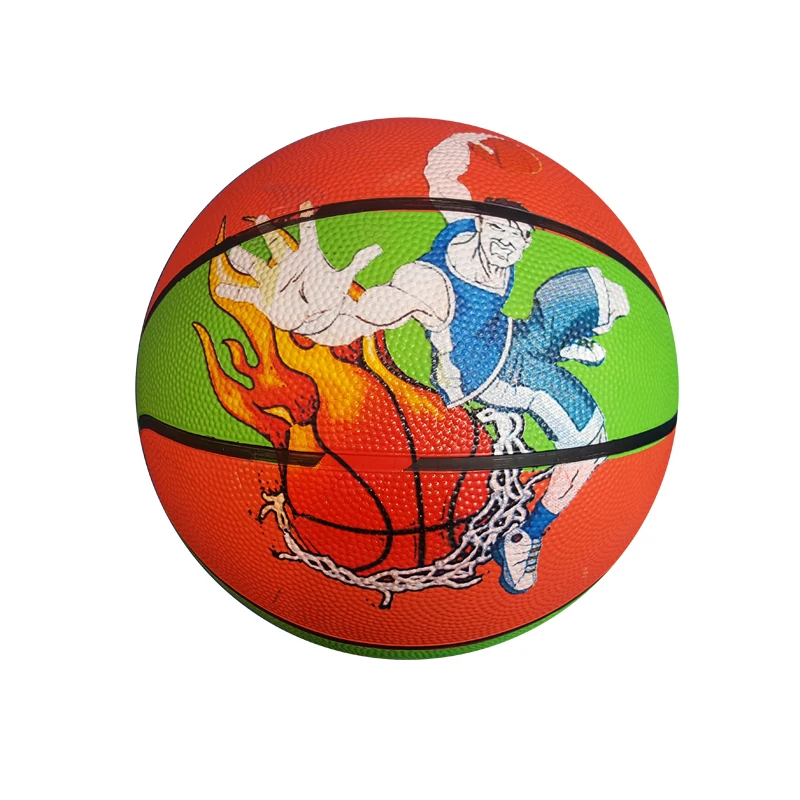 Прямая поставка с завода дешевое резиновое спортивное тренировочное оборудование размером 7 баскетбольный