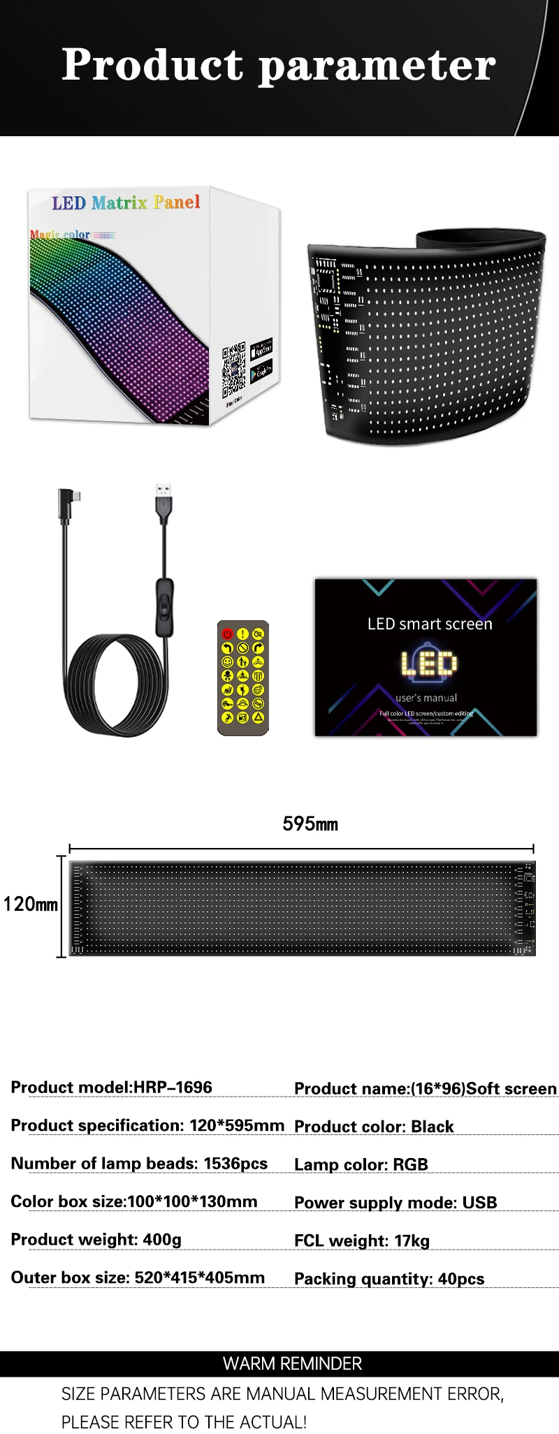 Programmable Led Eye Kit 9616 LED Eyes for Truck LED Matrix Panel - Programmable Display