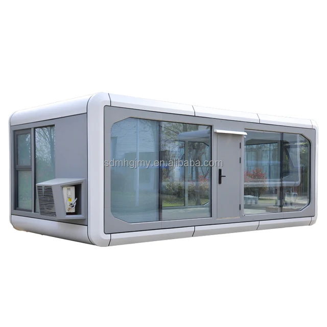 Extendable Capsule House Space Prefabricated Capsule Container House Commercial Space Airship Pod Container House