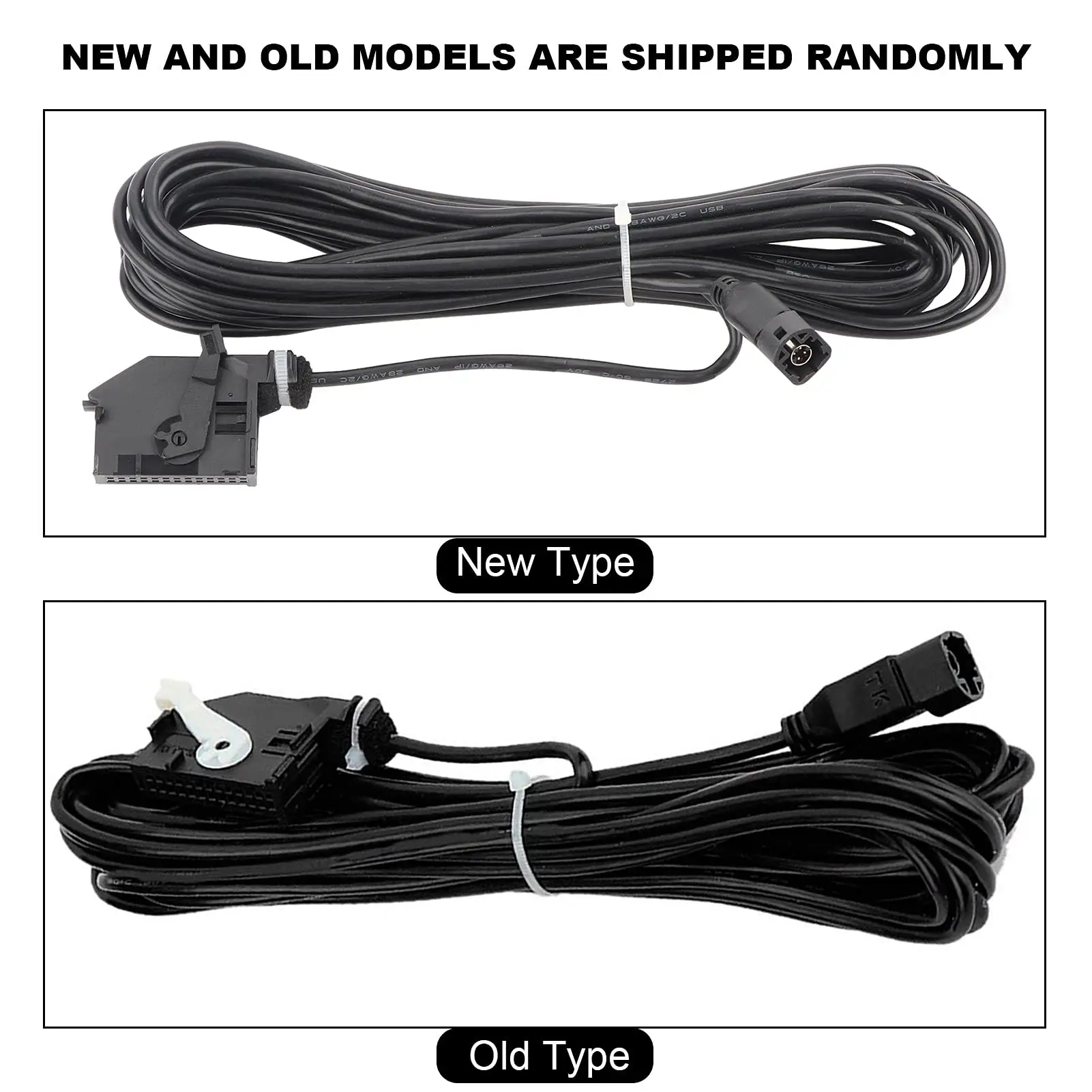 RGB Rear View Camera Cable Socket Video Auto Wire Harness Fit for RNS315 RNS510 RCD510