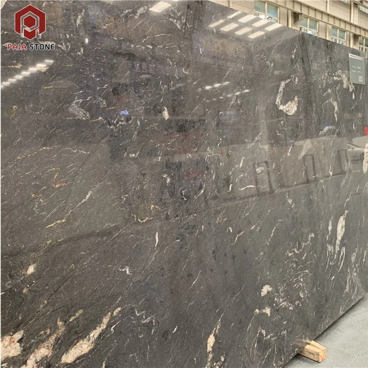 product black   worktops flooring tiles  wal cosmic slabs brazil polished black slabs granite-4