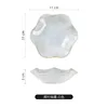 Lotus leaf saucer - white