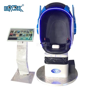 Factory Direct 1-Seat Egg Chair 9D Virtual Reality Cinema VR Glasses Kids' Indoor Roller Coaster Fiberglass Material Home Use