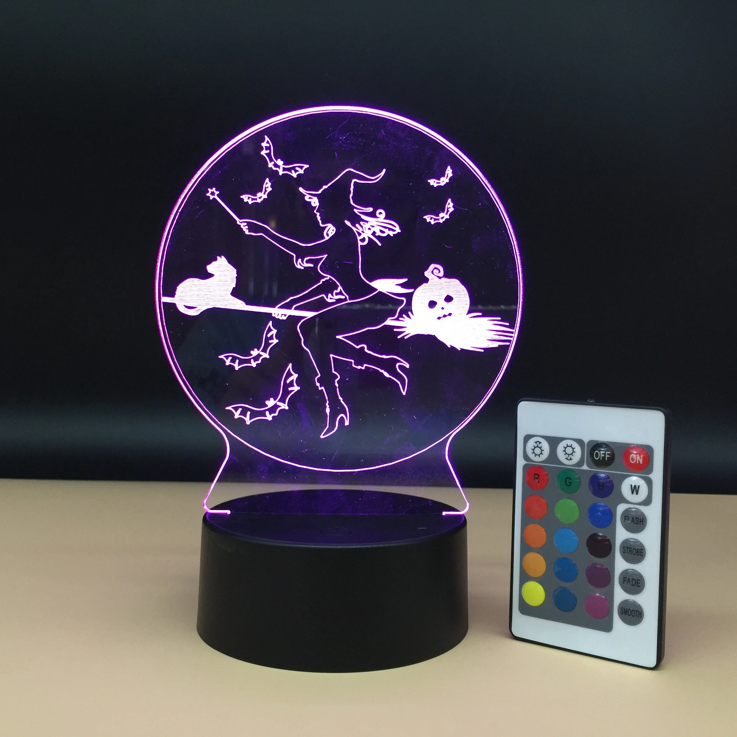Lampada 3D Undertale Con Telecomando E Touch, 7 Colori - Regalo Ideale Per Camera Da Letto Bambini - 2