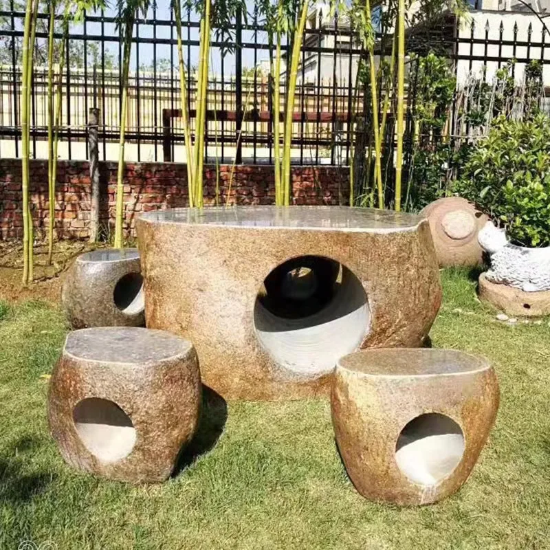 product factory wholesale of custom made travertine marble natural stone garden design for outdoor garden use-14