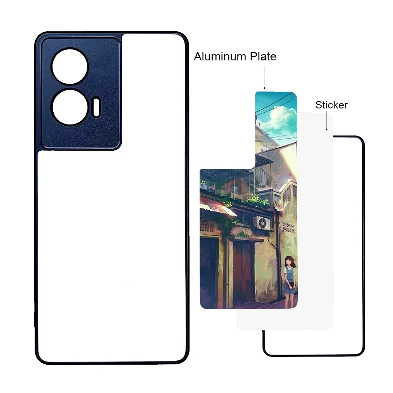 2024 New Models MOQ 10PCS Heat Transfer 2D TPU Blank Phone Case for Motorola Edge 50 fusion Sublimation