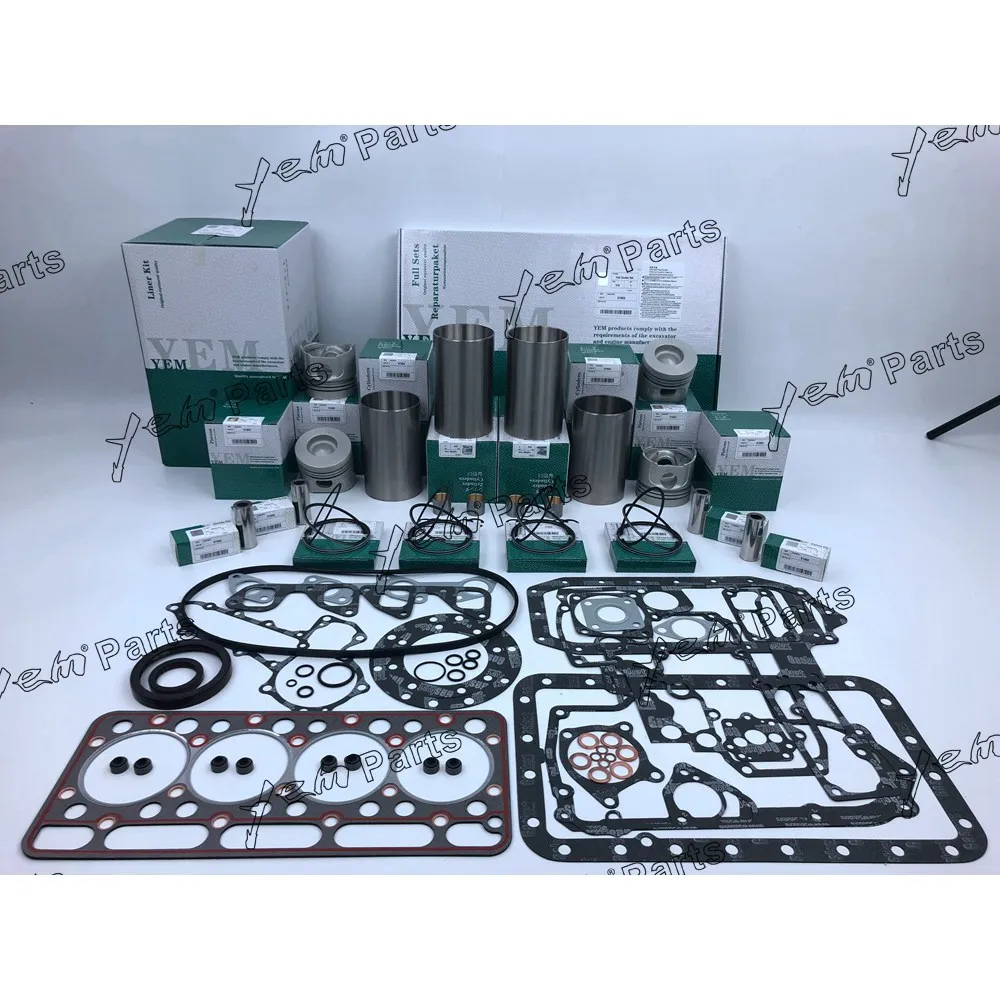 V1902 Overhaul Kit With Gasket Set for Kubota Engine Overhaul Kit 2