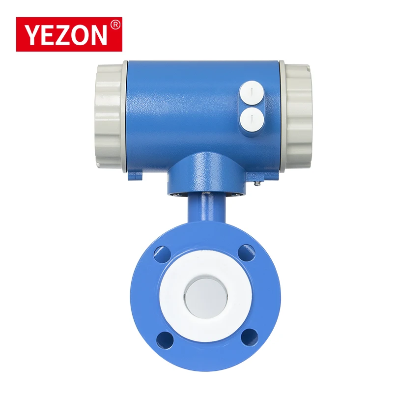 PL111 Diesel Brook Electromagnetic Flow Meter PTFE Integrative RS485 Display OEM Customized for Water Application Oil Gas