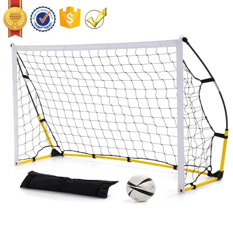 PE Football Soccer Goal Post Net Sports Training Practice Outdoor 6x4ft Mesh Net 