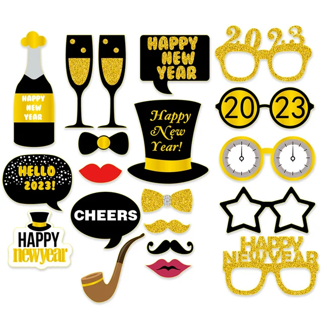 Buy Wholesale China Happy New Year's Eve Glasses 2023 Party Photo Prop  Supplies & Party Sunglasses at USD 0.8