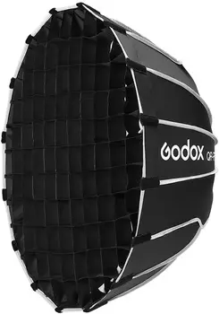 Godox QR-P60T 60cm/23.6in Professional Foldable Quick Release Parabolic Softbox With Standard Bowen Mount & Diffusers detail image