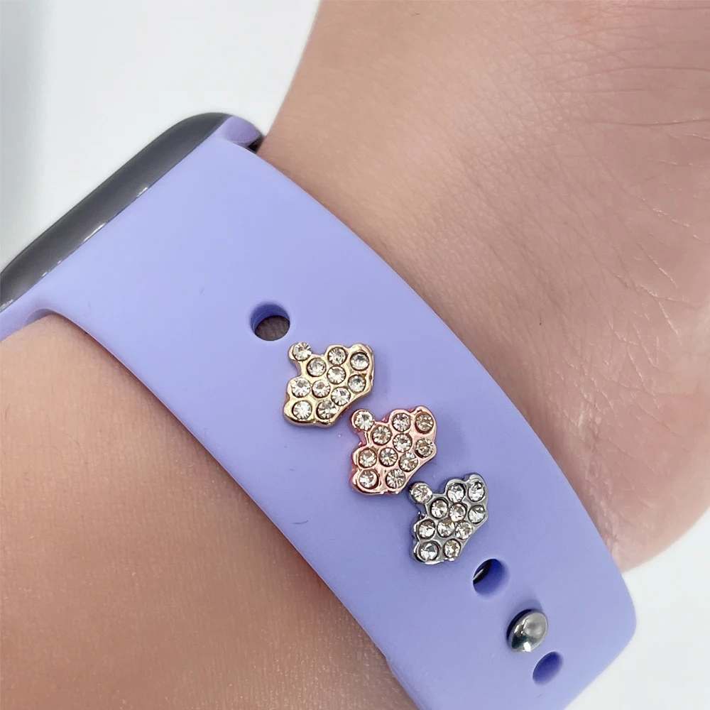 Fashion Metal Stud Watch Band Charms Accessories for Wristband Apple Watch  Strap Decorative Charm - China Charms for Watch Band and Charms for  Wristband Apple Watch Band price