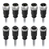 straight molded cable 1m