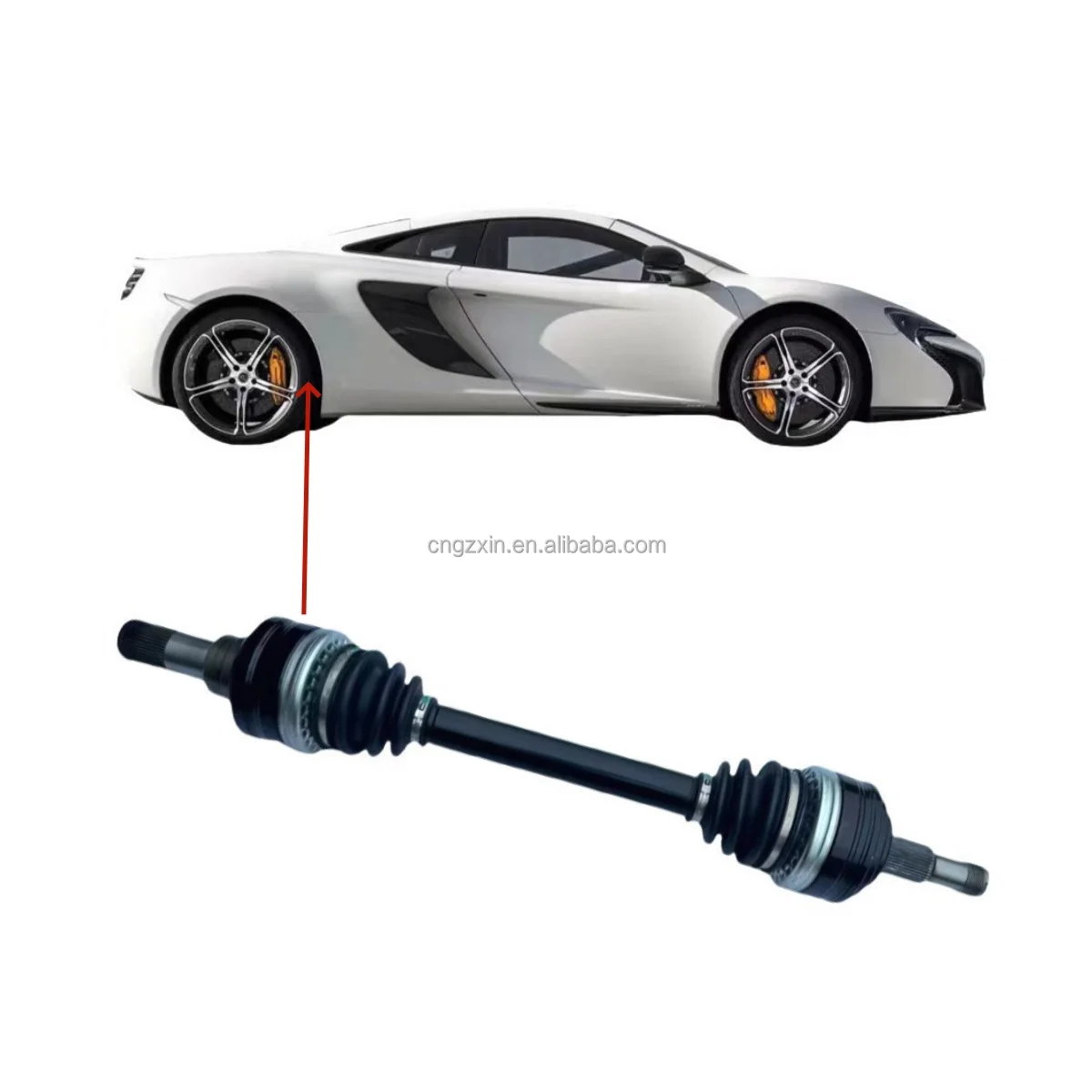 Mclaren 570S 540C 570GT Drive Shaft & Suspension Axle
