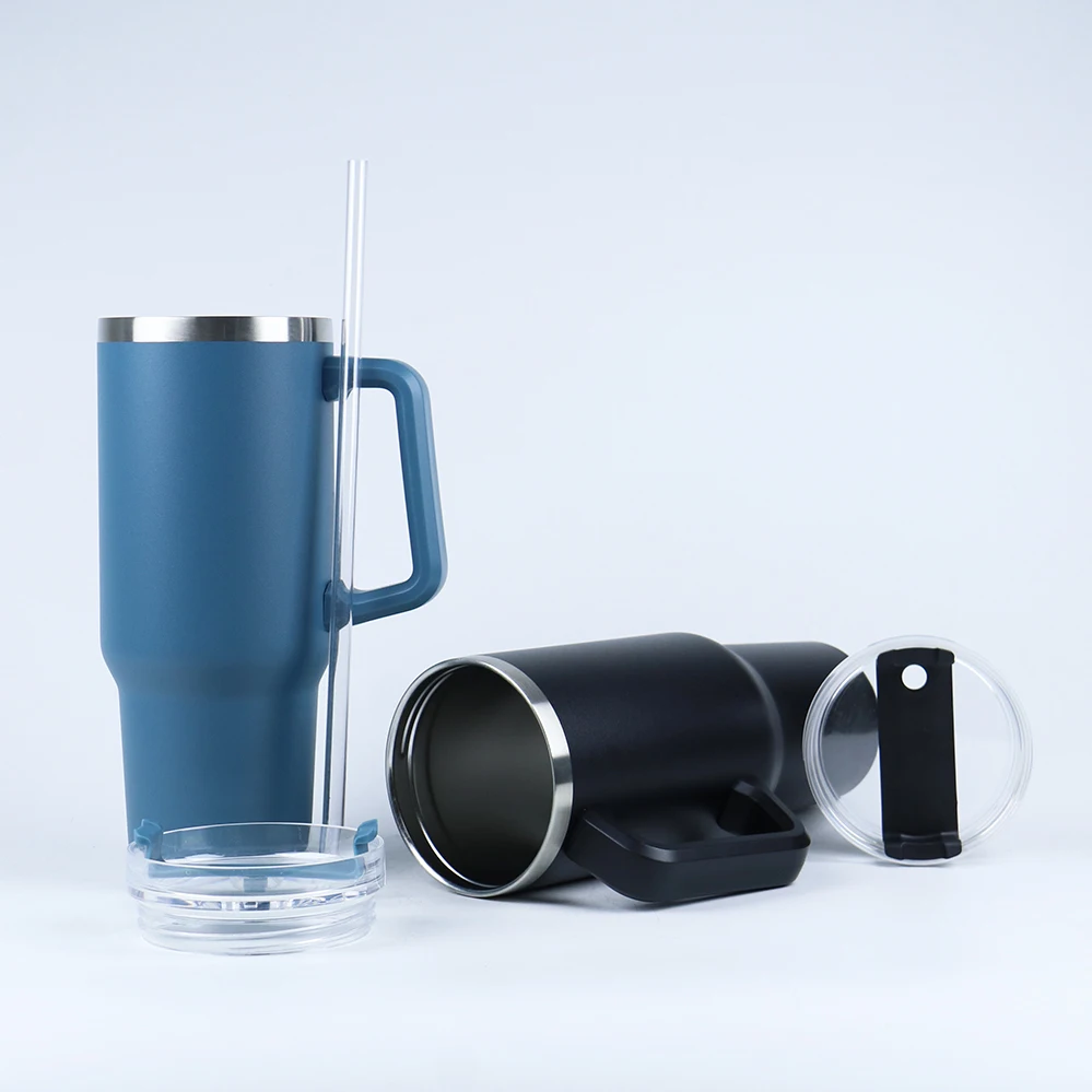 New Design Custom Logo 40oz Travel Car Cup Double Wall Stainless Steel ...