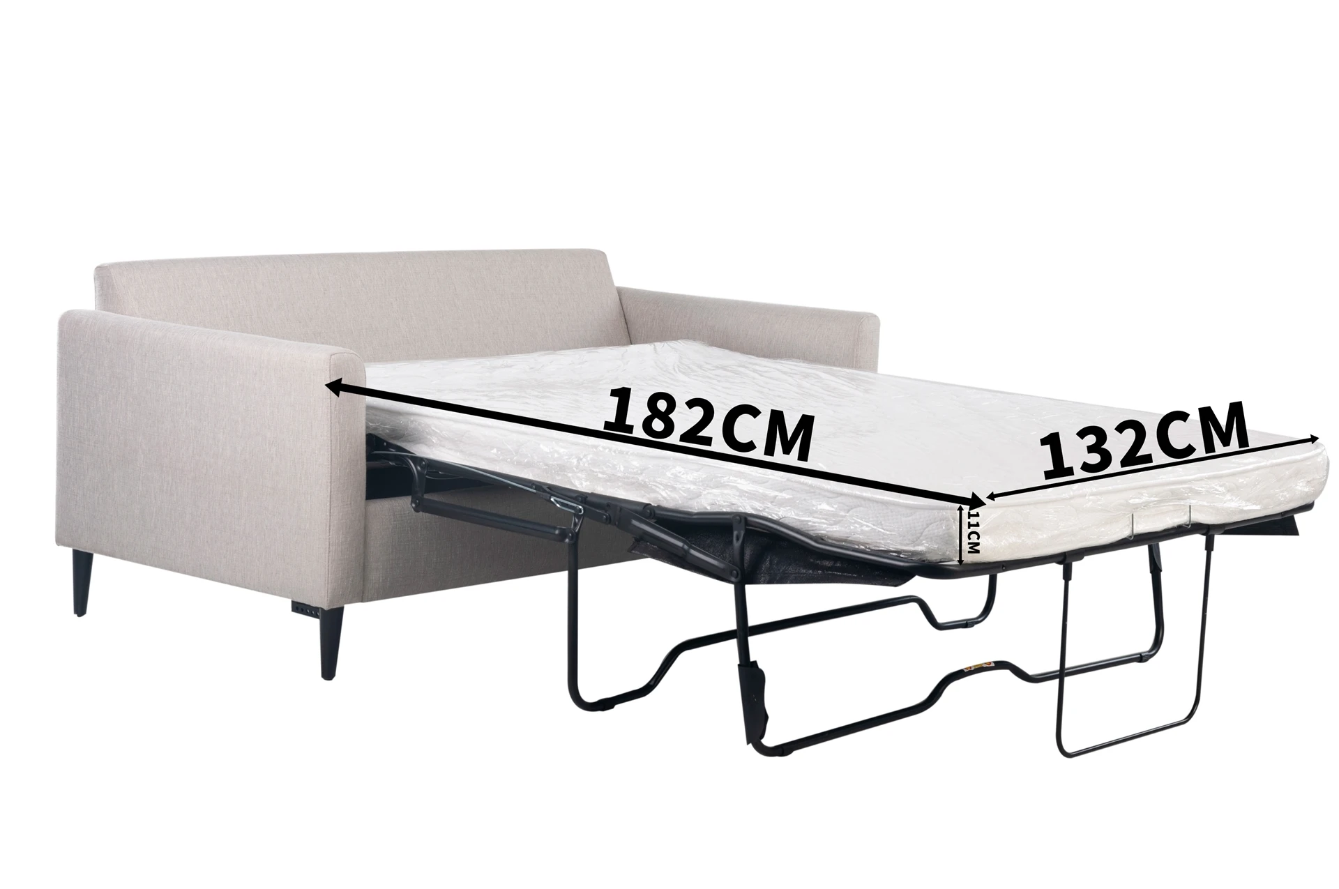 Modern Design,High Metal Foot Sofa With Pull Out Sofa,Sofa Bed ...