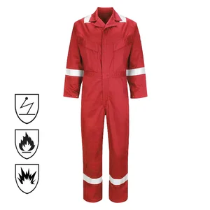 Extreme Protect NFPA 2112 EN 11612 Safety Work Aramid Nomex Inherent Fire Resistant Flame Retardant Overalls
