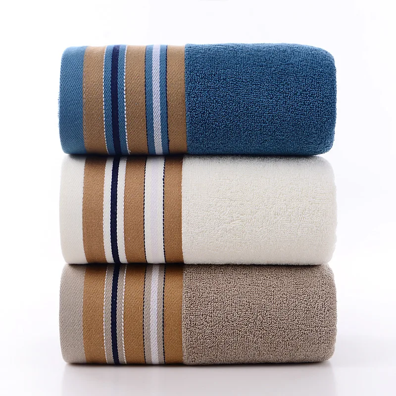 Manufacturers supply cotton  towels soft absorbent home day holiday gifts Hotel LOGO bath towel