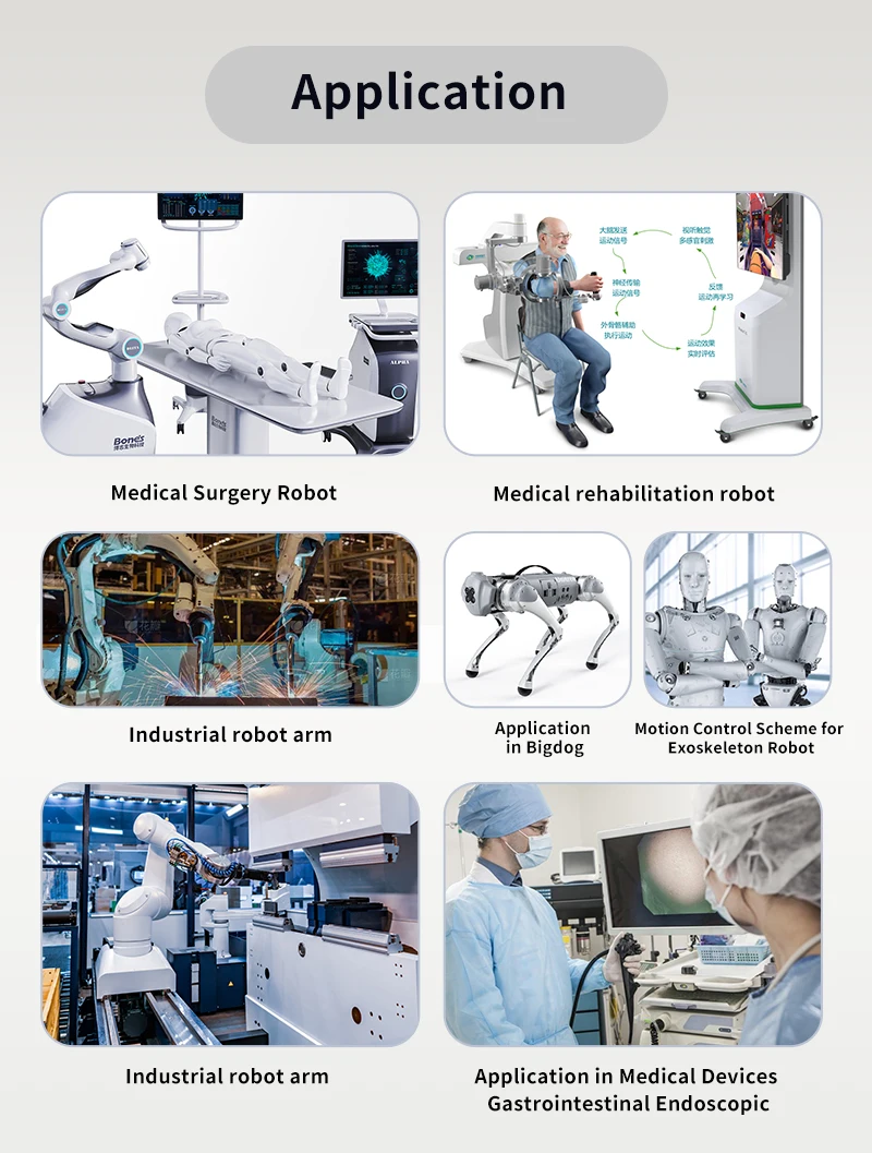 Canopen and Ethercat Electric Rotary Actuator Robot Elbow Actuator Exoskeleton Joint Actuator