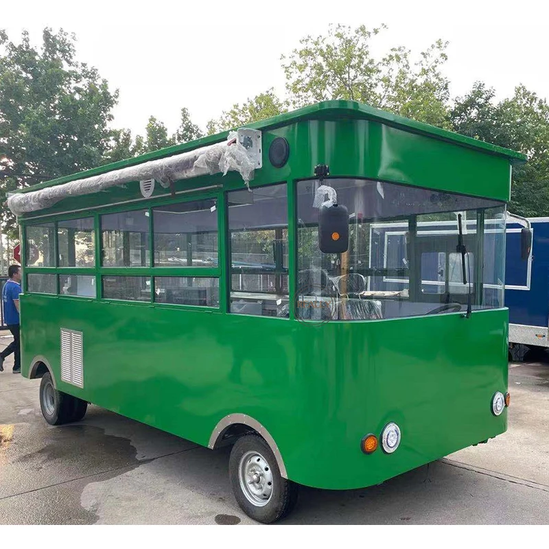 Electric Catering Custom Luxury Coffee Food Van Cart Vintage Ice Cream