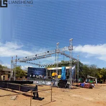 DJEvent Facade Scrims Aluminum Truss Display Booth Arch truss System Detachable Table and Facade