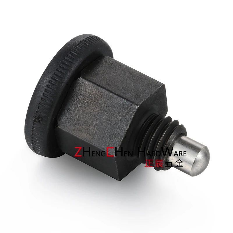 product professional custom carbon steel mini hex body pull knob indexing screw plunger-60