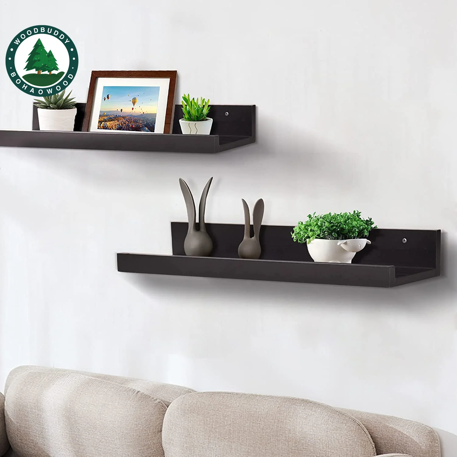 Dongming Bohao Floating Shelves Wall Mounted Rustic Used Wood Solid Or