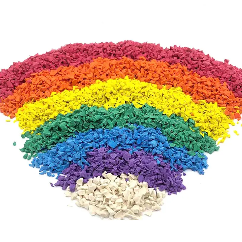 Skyjade EPDM Rubber Granule 4-6 Mm Colorful Rubber Granule 10%-20% Glue Content Rubber Granules for Artificial Grass