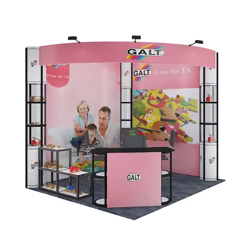 Tian Lang 2024 New Product Portable 3mx3m China Exhibition Booth Design With Twist Tower