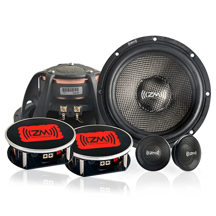 Oem Best Speaker System Car Audio Component Carbon Fiber Car 6.5 Inch 3