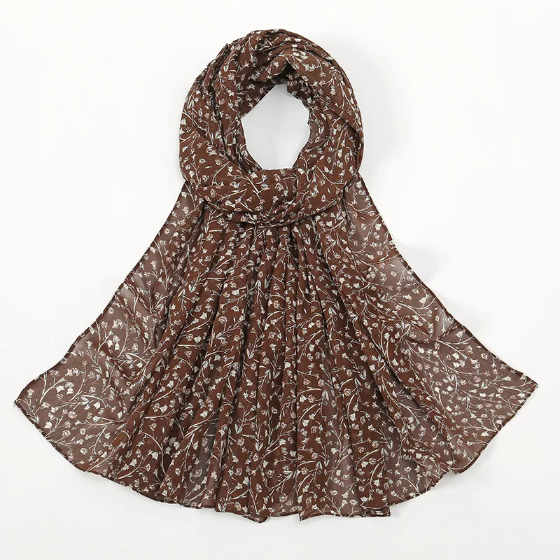 【送料&関税込】Golden  Foulard High-Quality 2023 Gold Shiny Dot India Floral Tassel Viscose