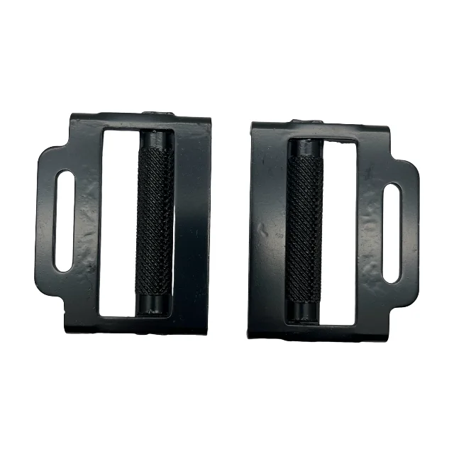 Black 45MM Inner Width 18KN Adjustable Webbing Fall Protection Spring Buckle