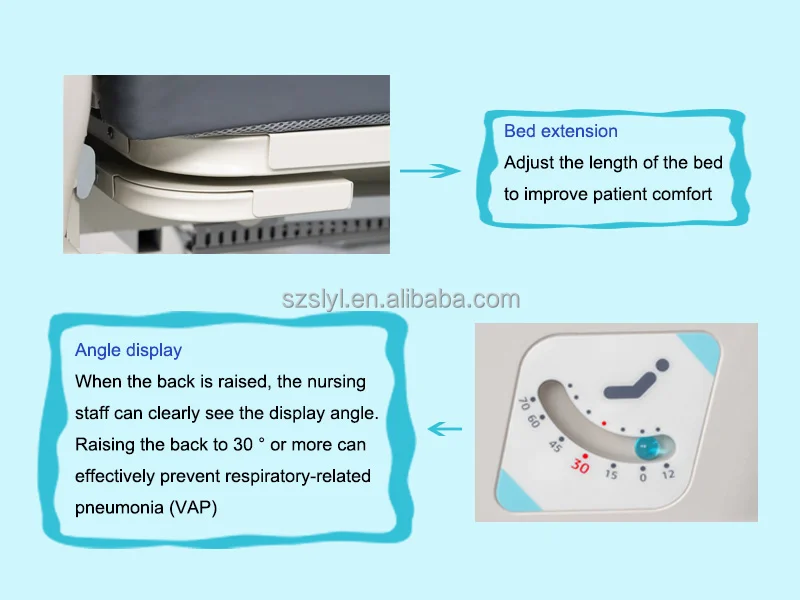 Medical Furniture 5 Function Electronic Medical Equipment Hospital Electric Bed