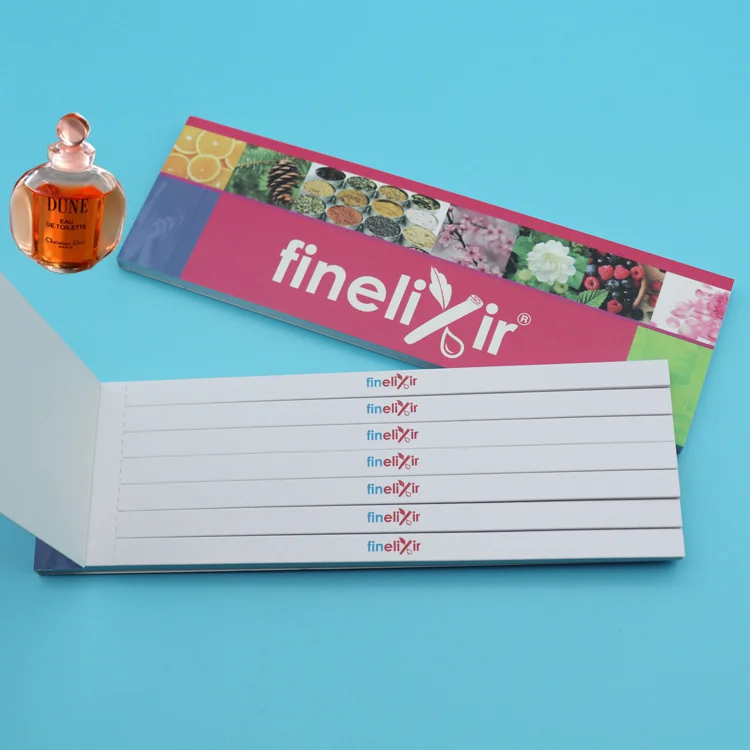 Custom Blotter Paper Fashion Design Fragrance Blotter Perfume test Paper