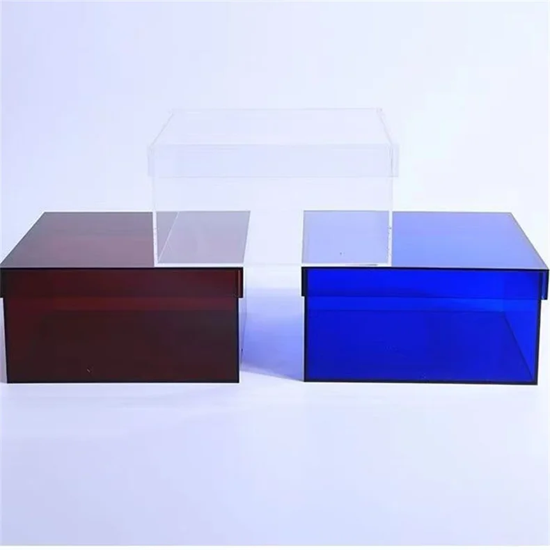 Factory Custom Acrylic Display Case Clear Acrylic Storage Display Box With Lid Buy Clear
