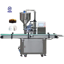 Automatic Cream Lotion Liquid Cosmetic Filling Machine Filling Packing Production Line