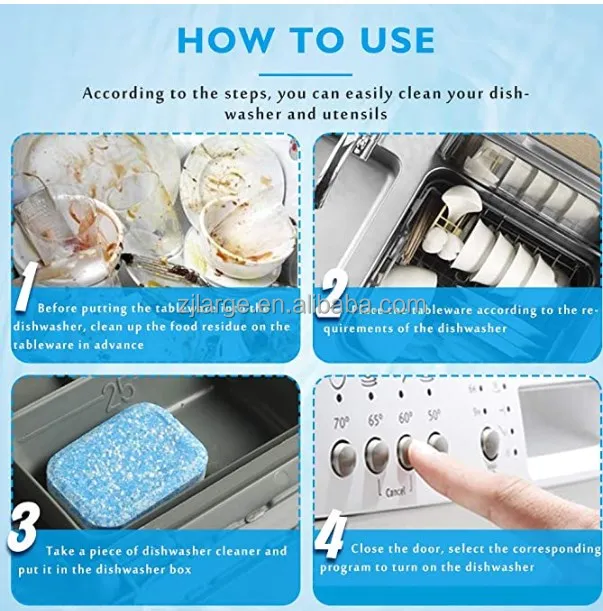 Dishwashers Tablets Liquidless Plastic Free Portable Dishwashing