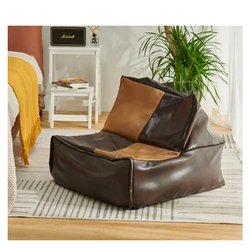 Wholesale American Living Room Sofa Set Furniture Waterproof PU Leather Giant Bean Bag Chair NO 5