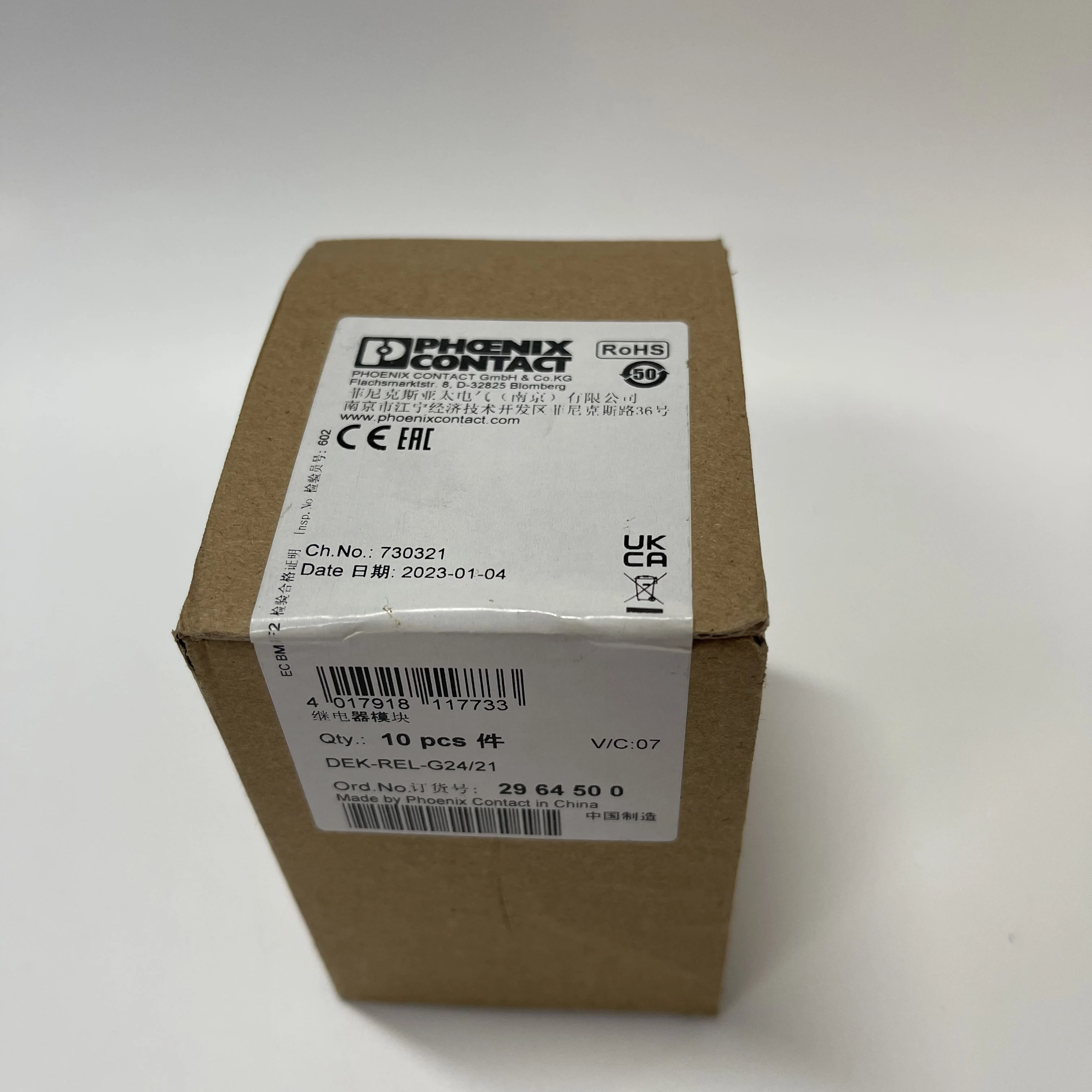 Phoenix Contact Relay Module DEK-REL-G24/21 2964500