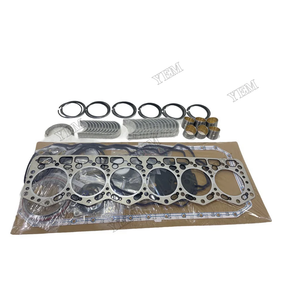 Overhaul Re-ring Kit Compatible for Komatsu 6D110 Aftermarket Engine Parts 6